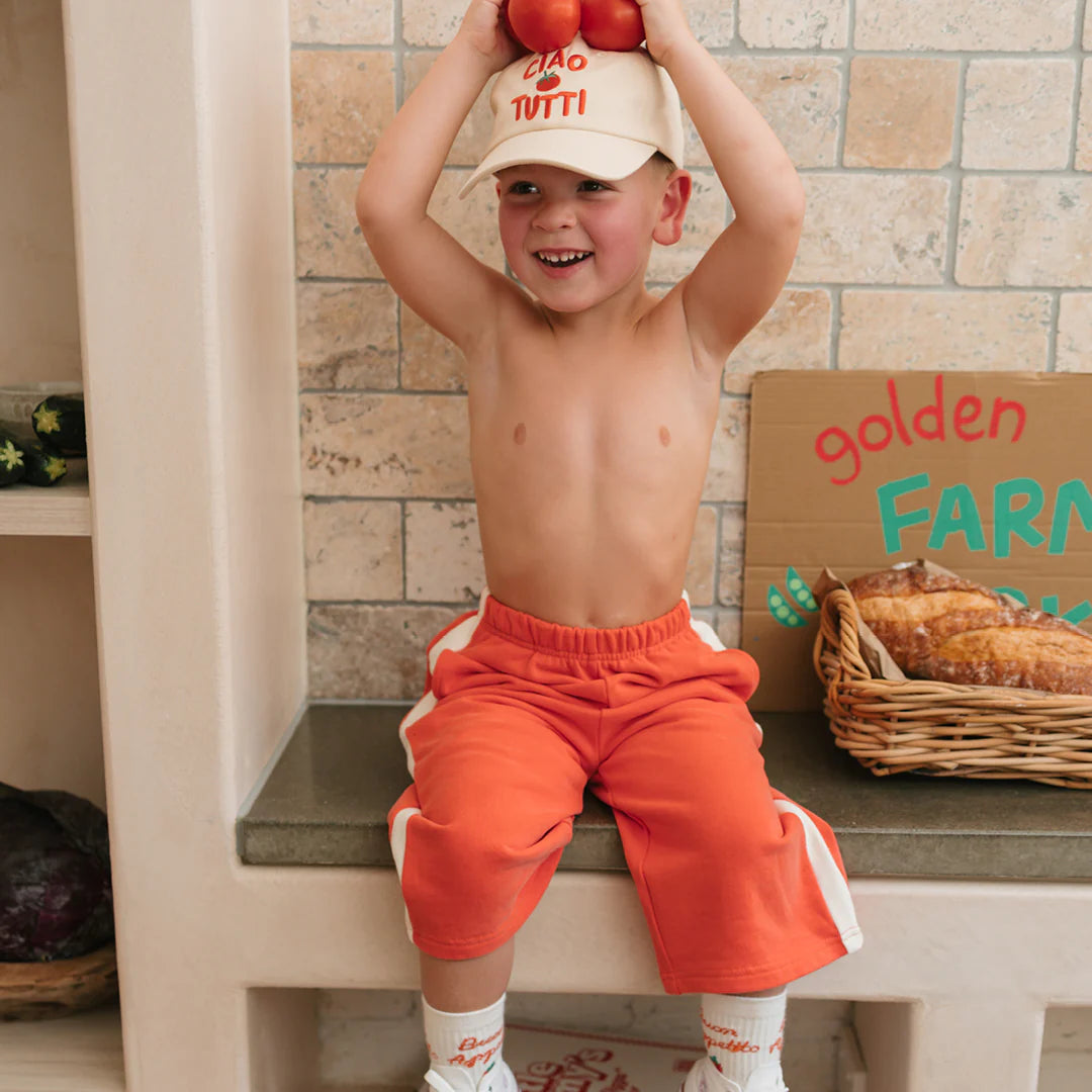 Ciao Tutti Relaxed Pants Napoli Red by Golden Children