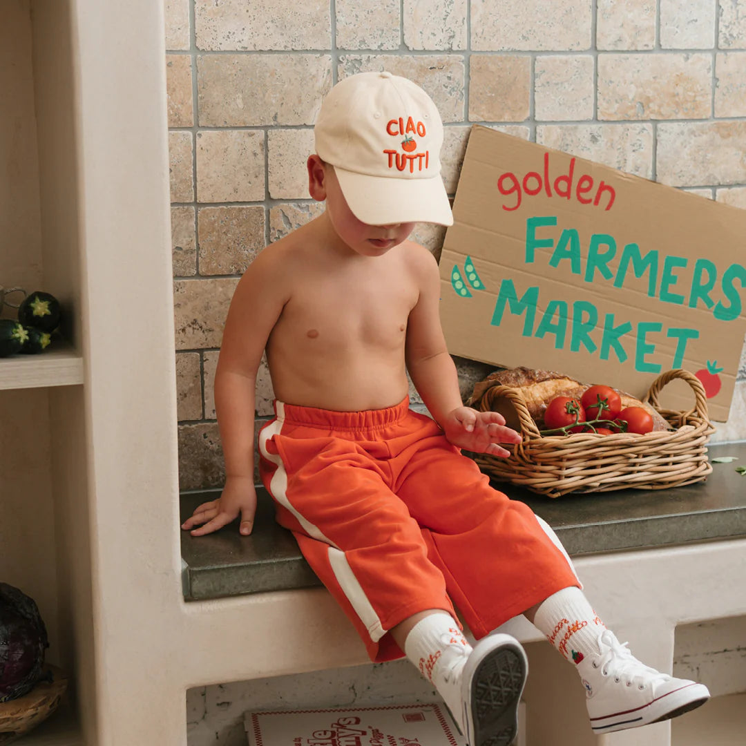 Ciao Tutti Relaxed Pants Napoli Red by Golden Children