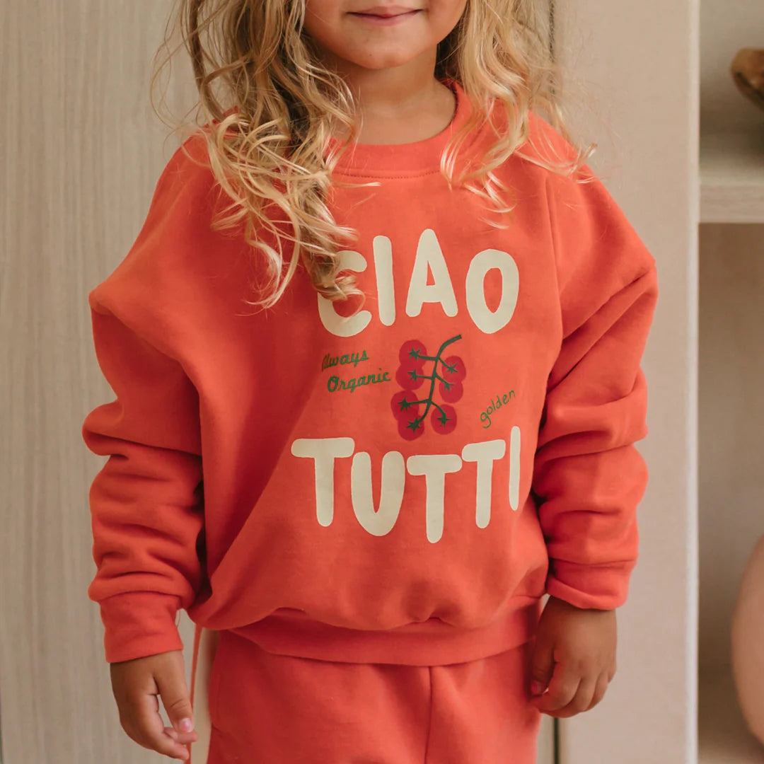 Ciao Tutti Sweater Napoli red by Golden Children