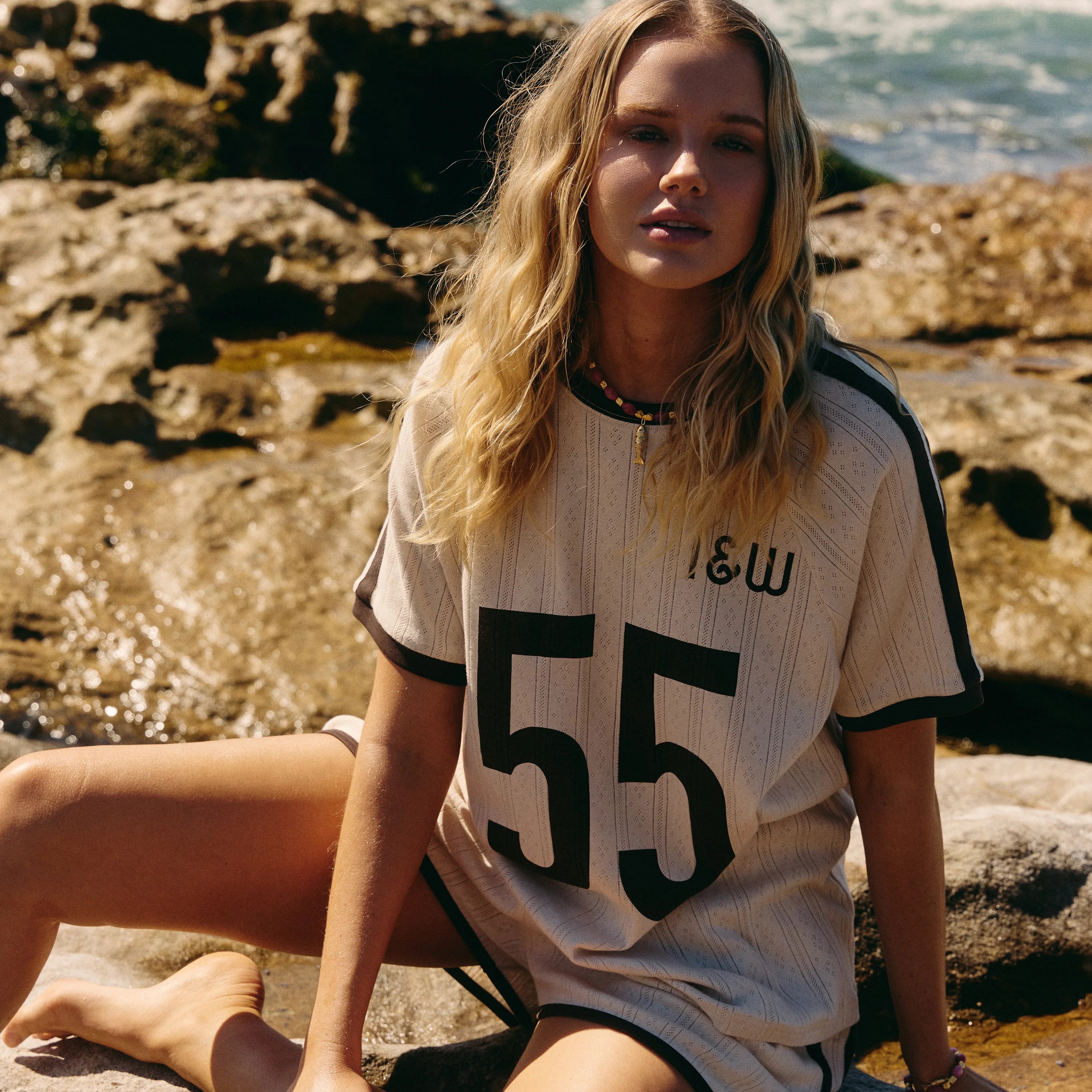 Club 55 Tee - Cocoa by Indigo & Wolfe