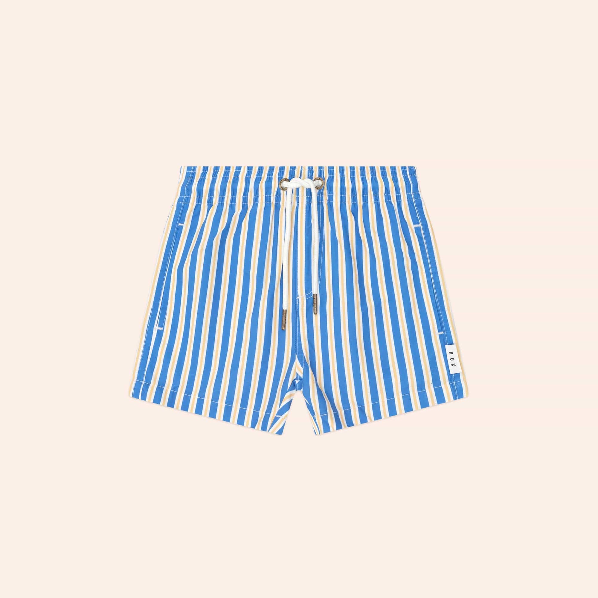 Collegiate Stripe Boardshort | Huxbaby