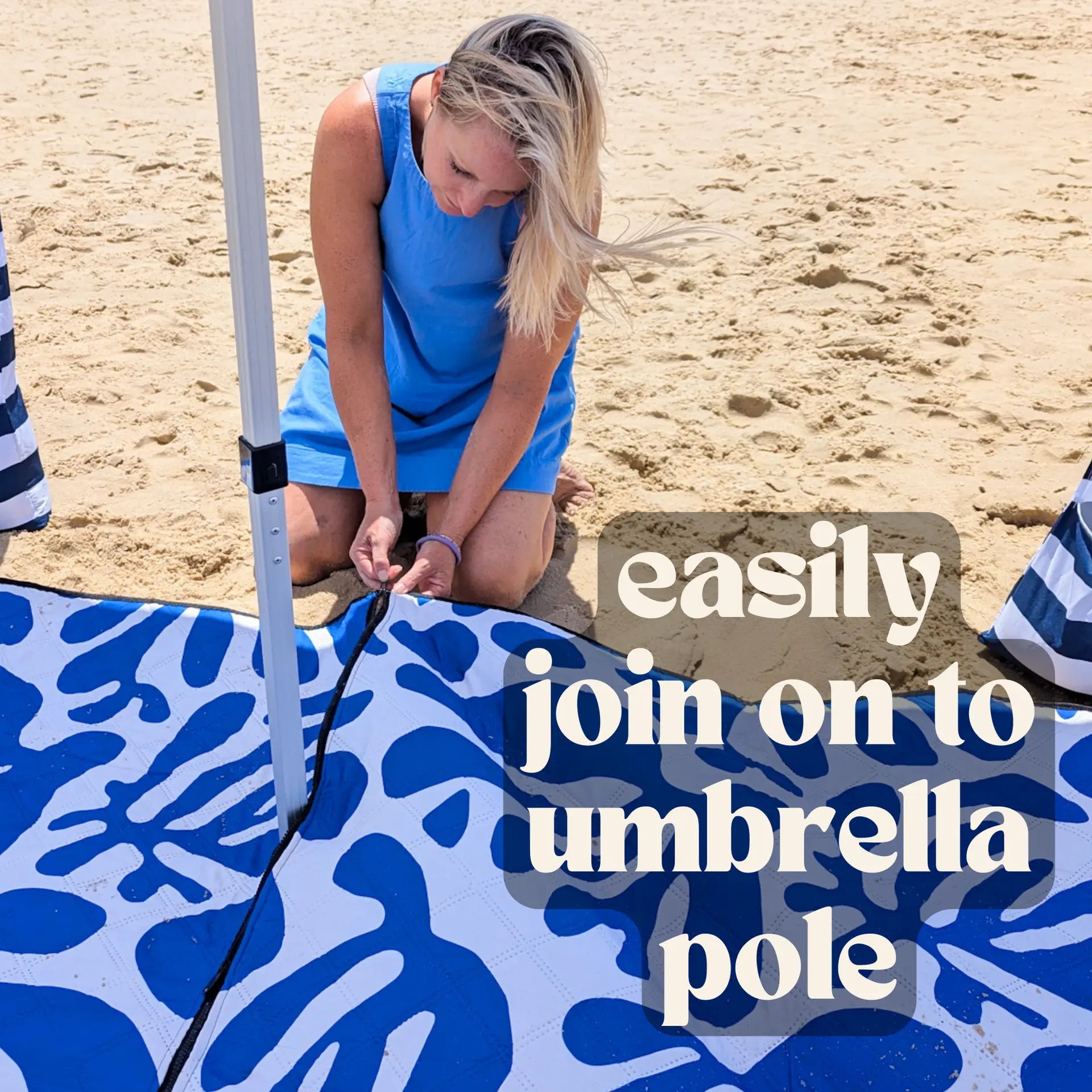 Cool cabana mat adjustable