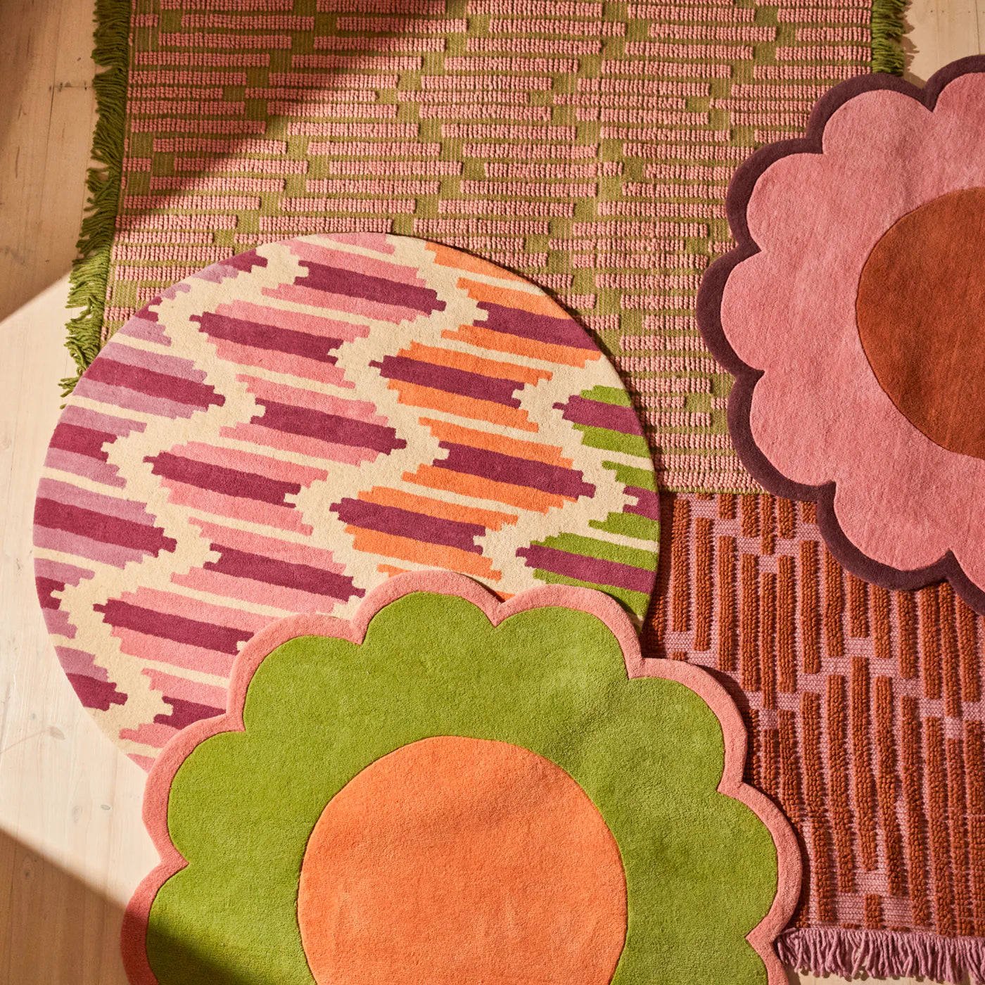 Corinne Flower Rug Posy by Sage & Clare