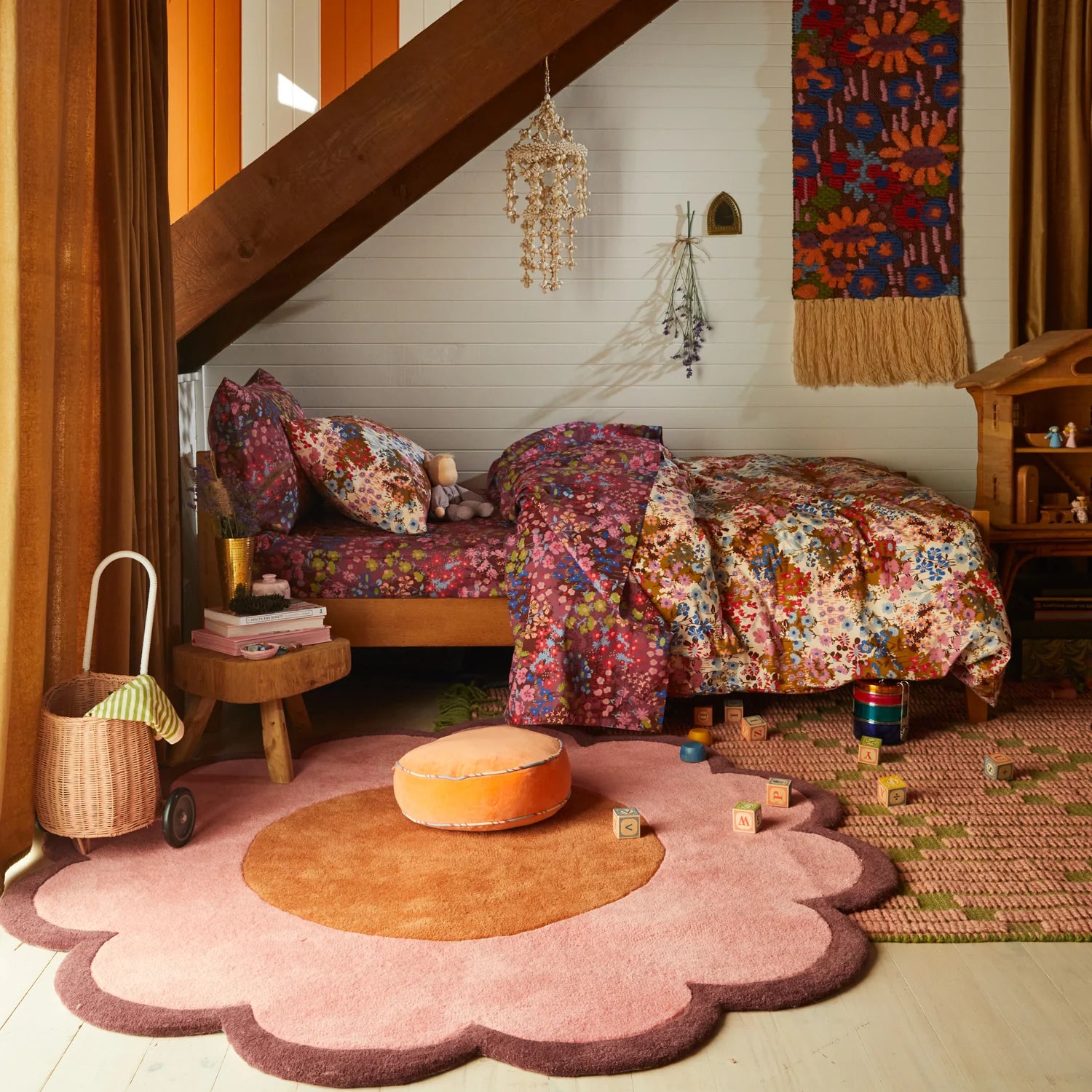 Corinne Flower Rug Posy by Sage & Clare