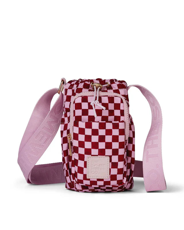 crimson haze water bottle bag
