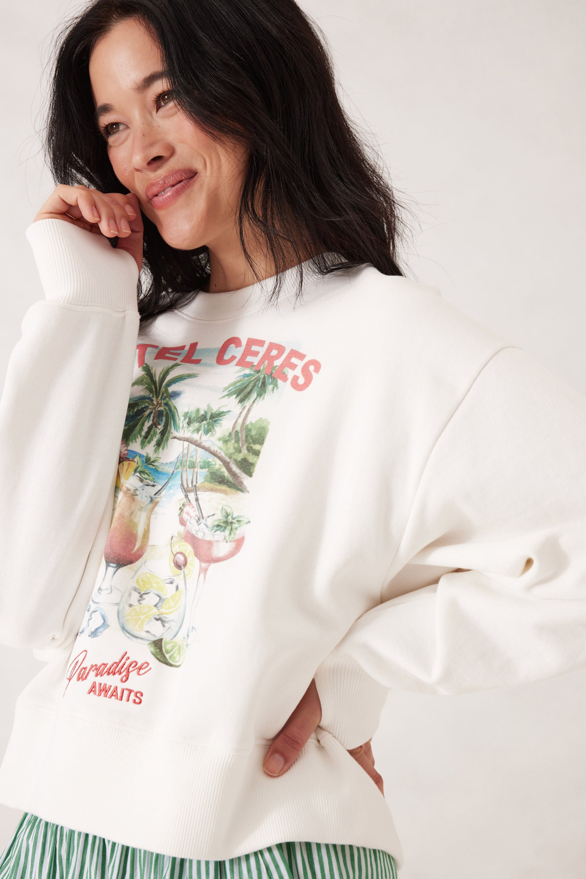 Ceres Life womens jumper - with Hotel Ceres print on front