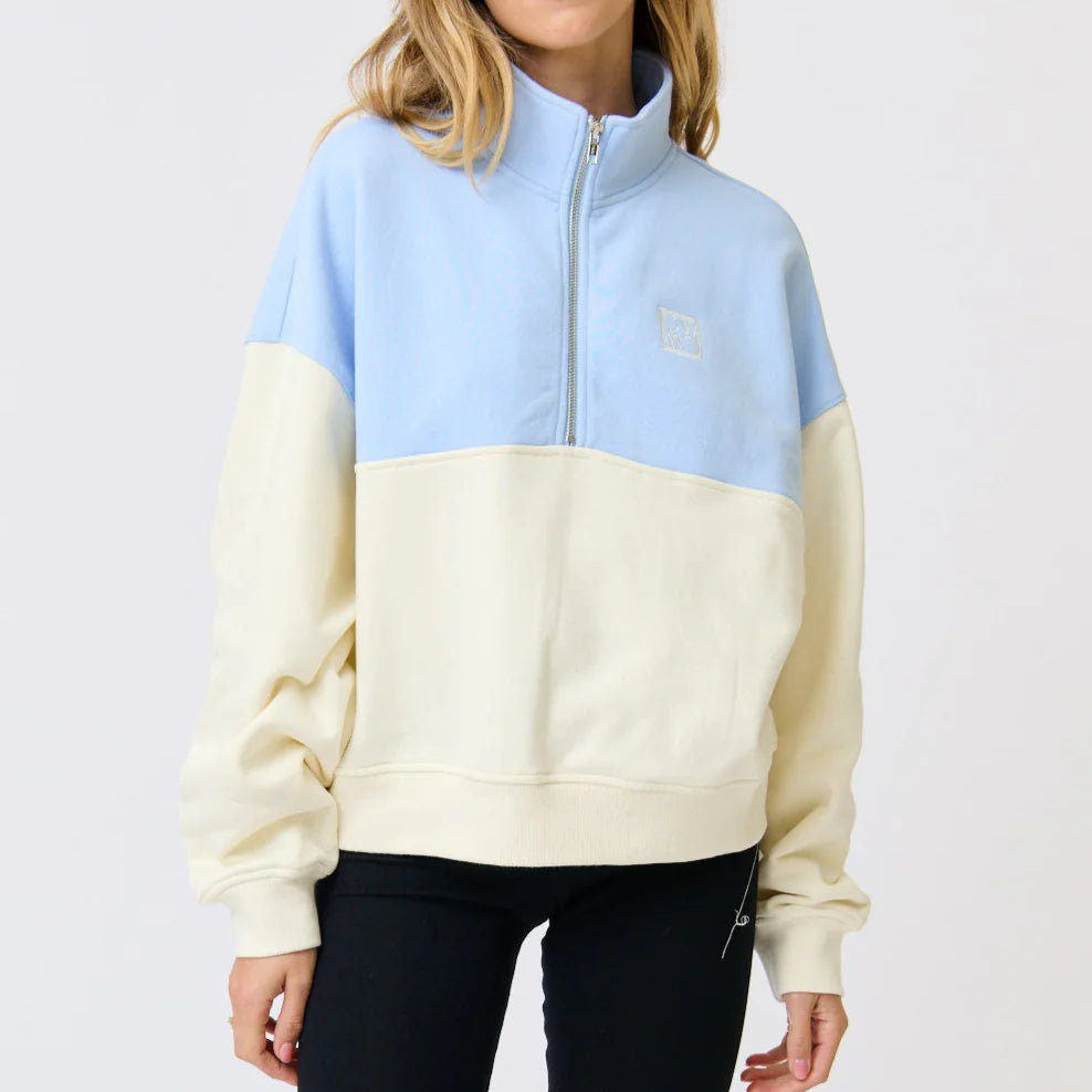 cartel and willow ice blue jumper