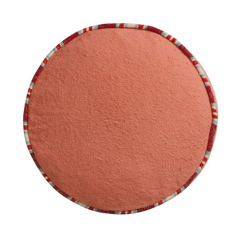 Delana Round Cushion - Hibiscus by Sage & Clare