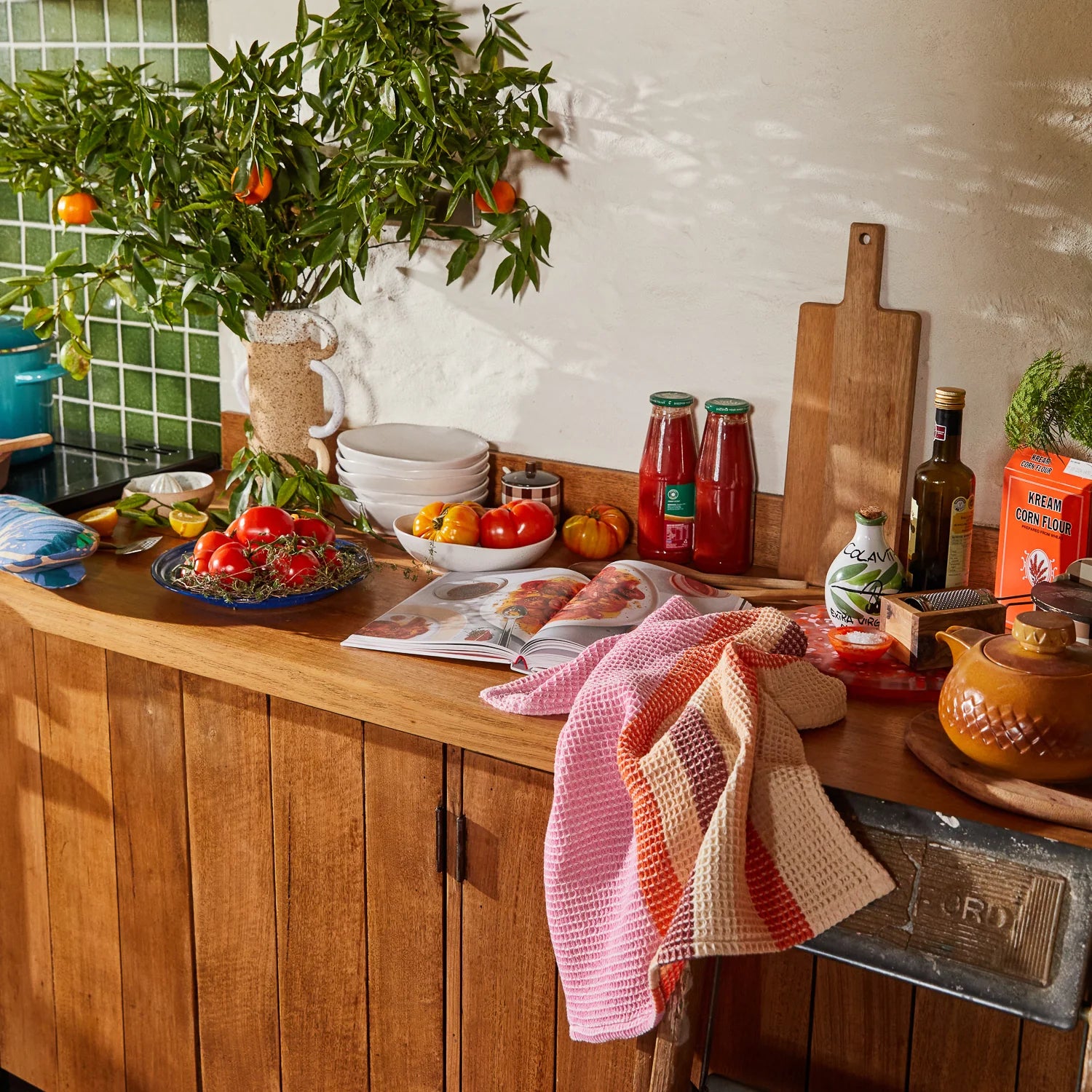 Delano Stripe Tea Towel - Little Cove Collective