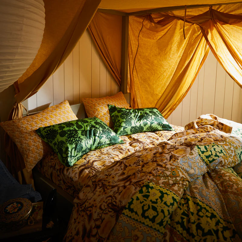 Delphine Silk Pillowcase Key Lime by Sage & Clare