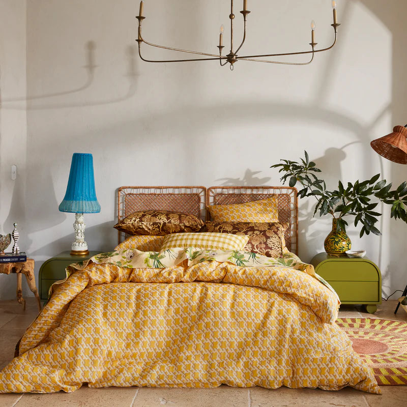 beautiful luxurious bedding by Sage and clare