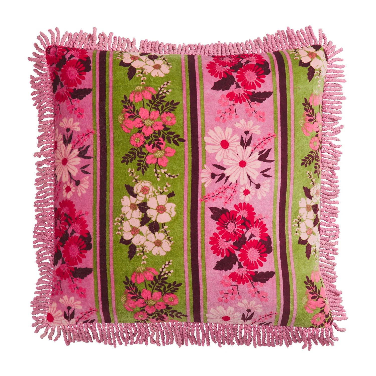 Devi Velvet Cushion Rosewater by Sage and Clare