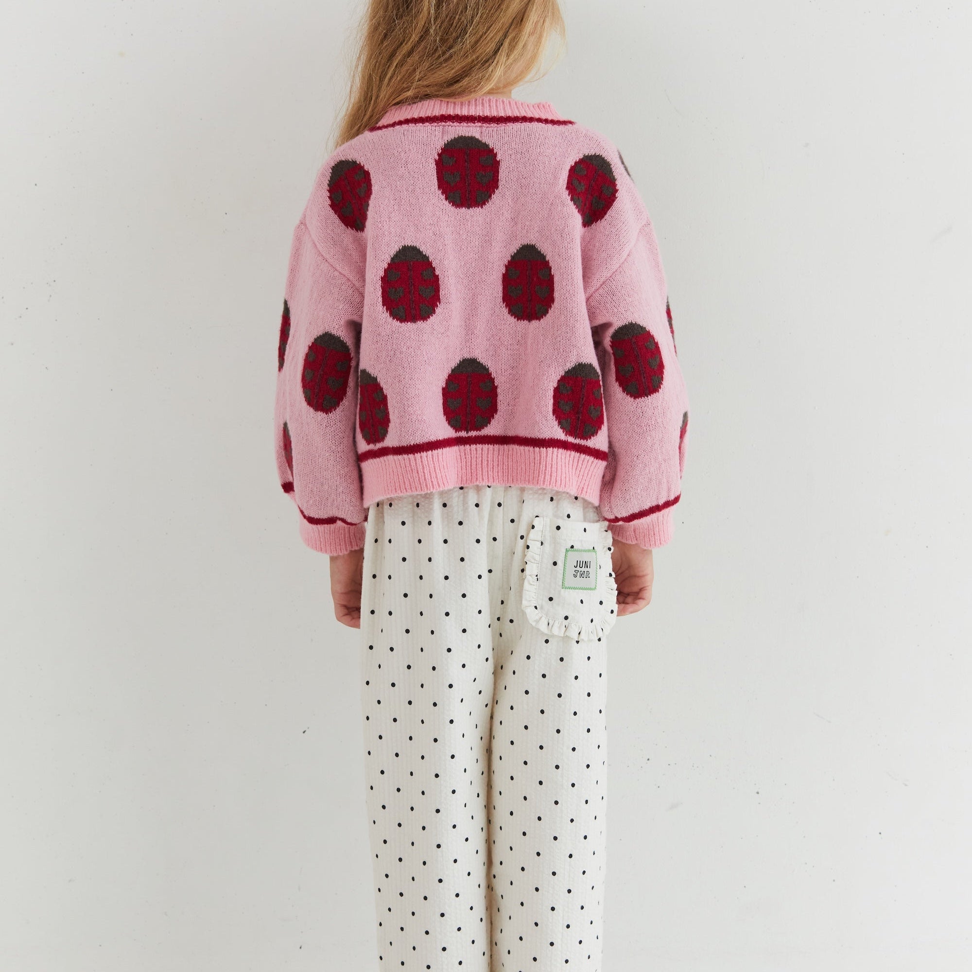 Shop Juni Dora Pant polka dot frill hem detail online