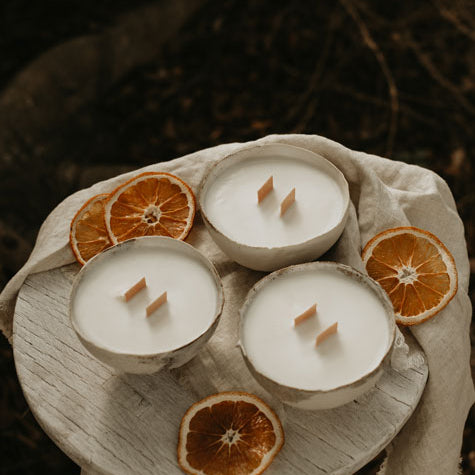 Earth Bowl Candle - Essential Oils by