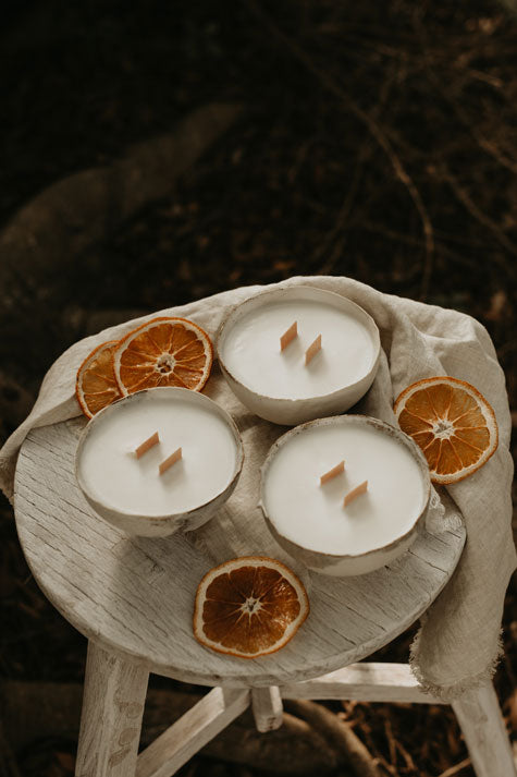 Earth Bowl Candle - Essential Oils by