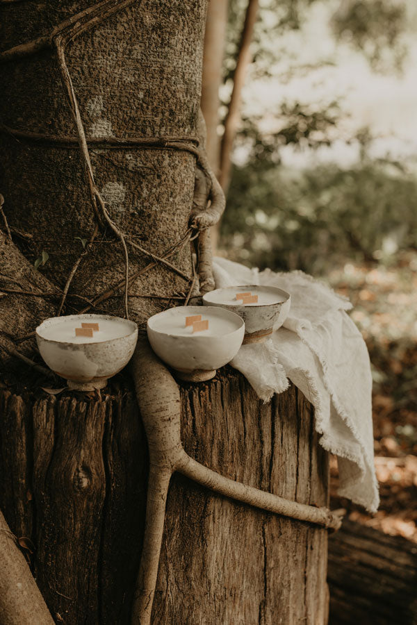 Earth Bowl Candle - Essential Oils by