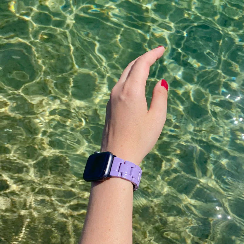 edrae watch band in purple