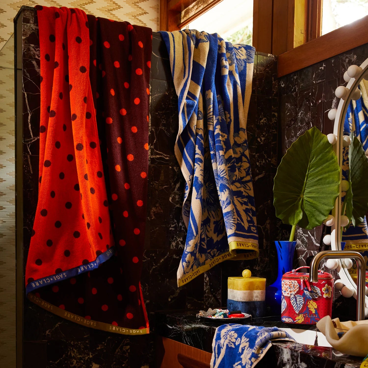 Eliza Bath Sheet - Ultramarine by Sage & Clare