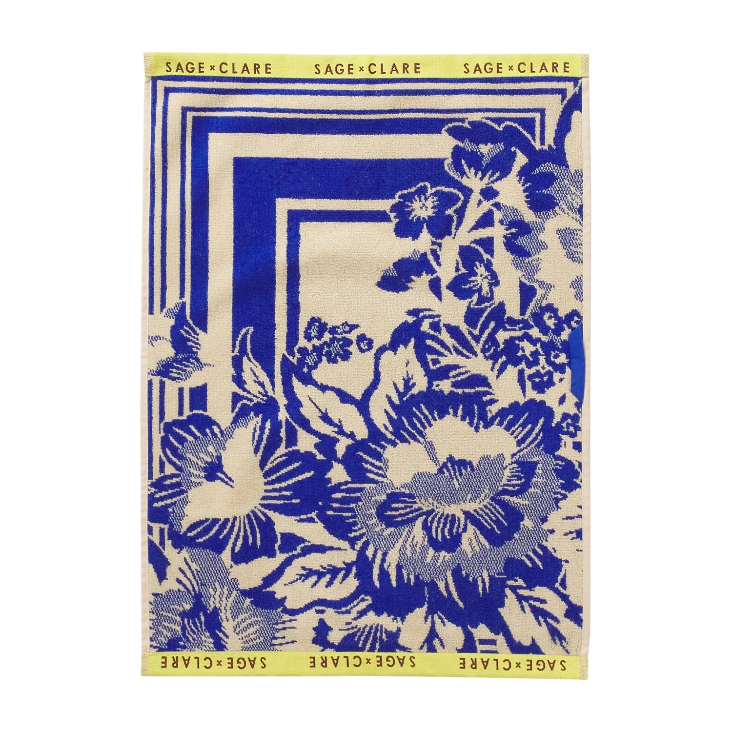 Eliza Hand Towel - Ultramarine by Sage & Clare