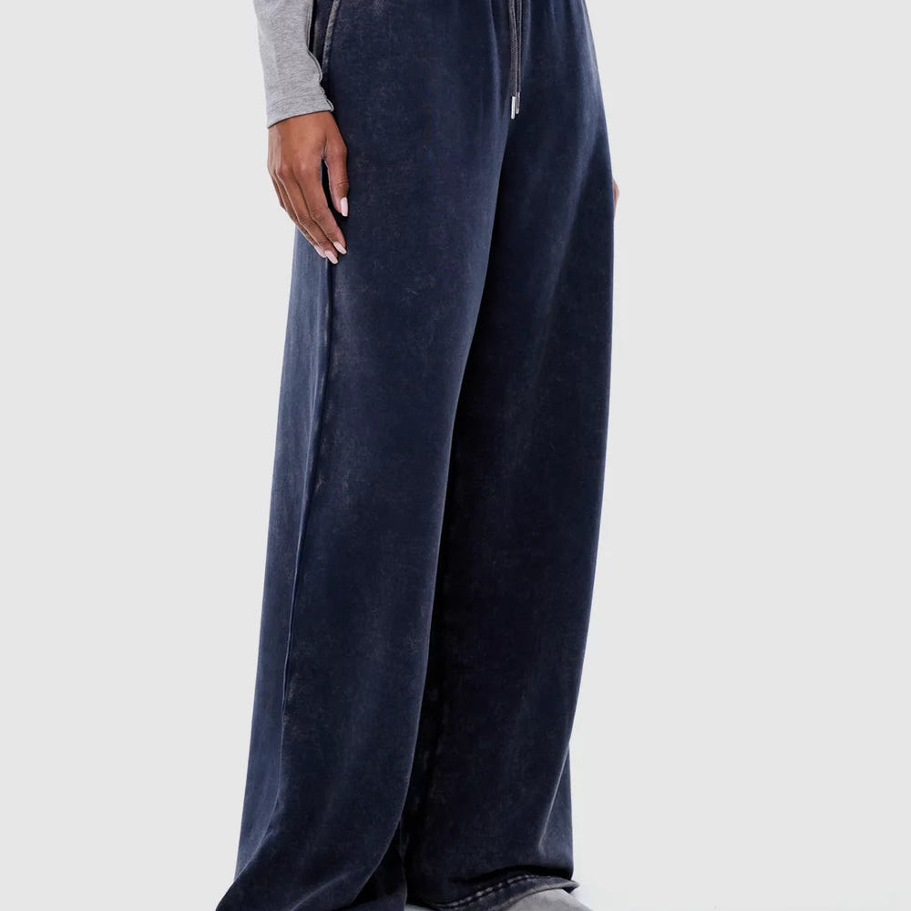 Ena Pelly - Asher Track Pant in Washed Ink by Ena Pelly