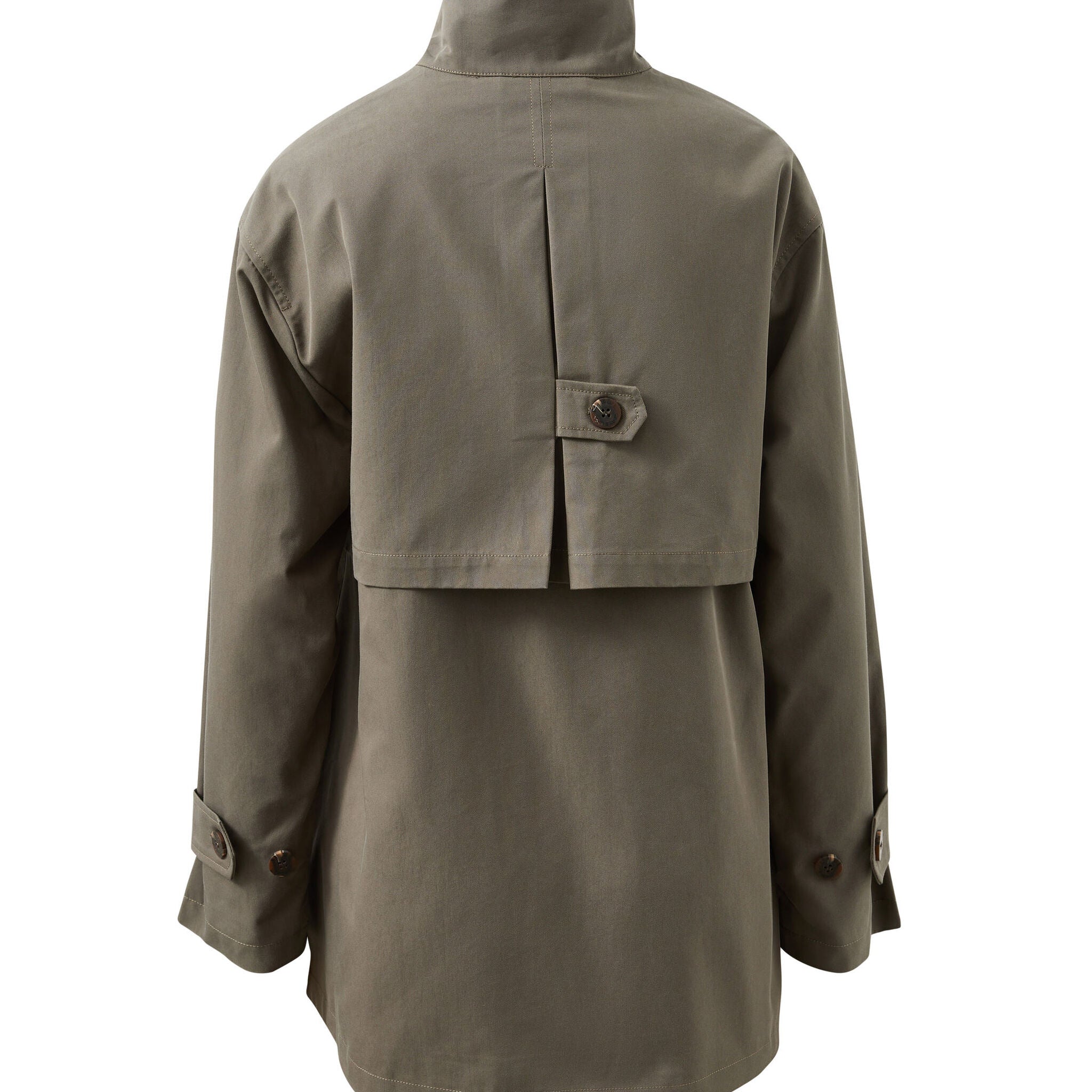 Estelle Funnel Neck Jacket - Moss by Ceres Life