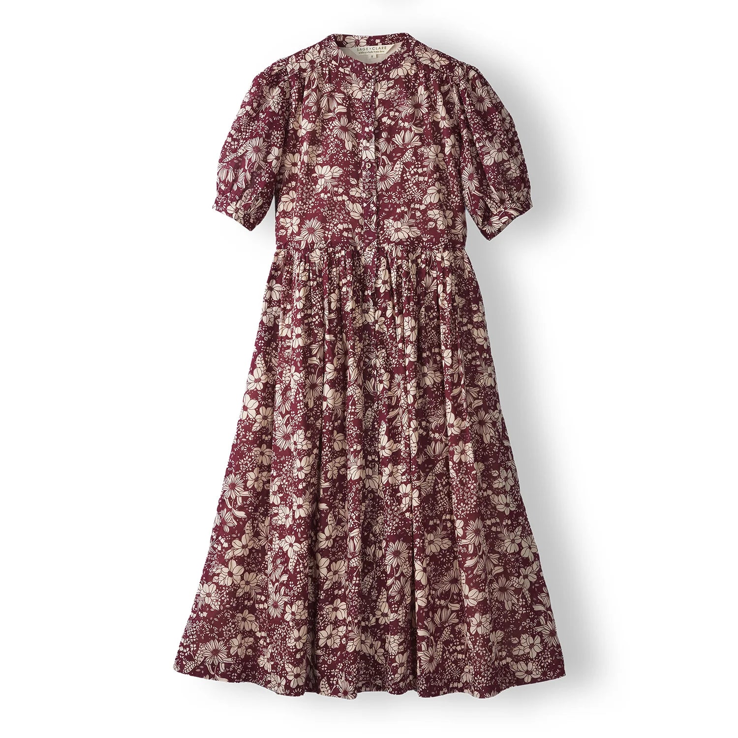 Evette Dress - Mahogany by Sage & Clare