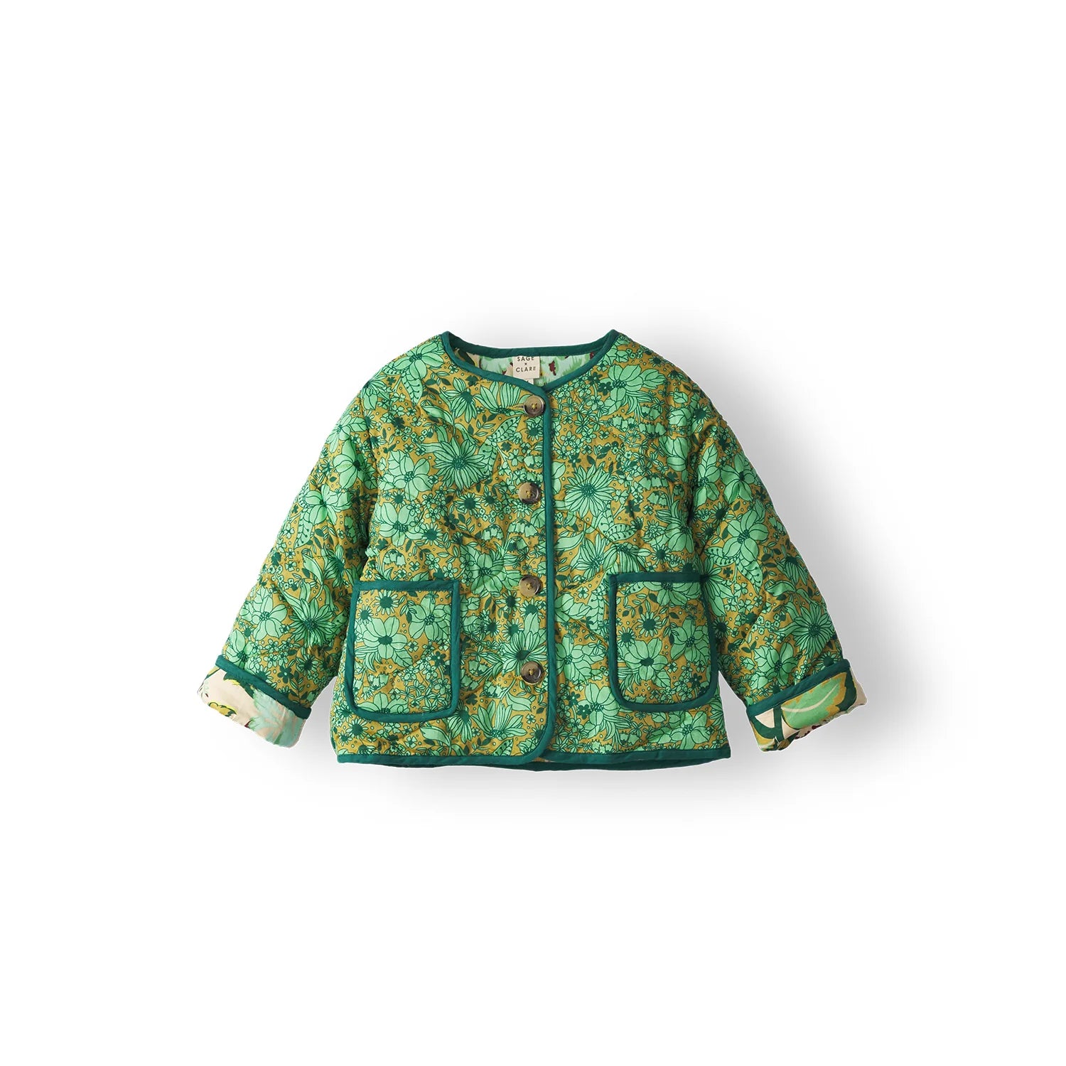 Evette Kids Quilted Jacket by Sage & Clare