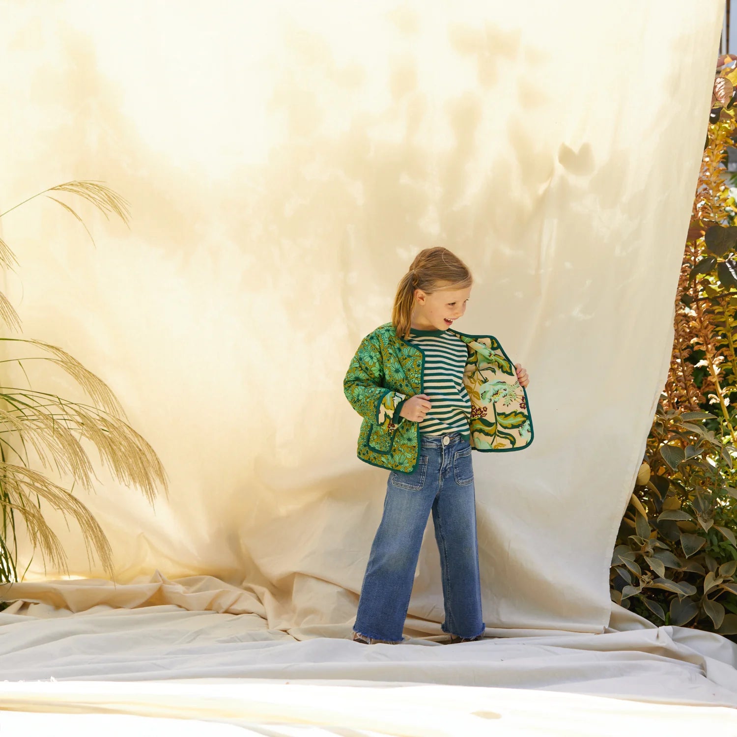 Evette Kids Quilted Jacket