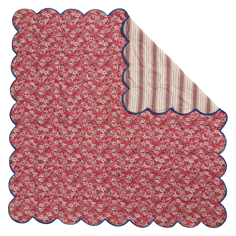 Evette Scalloped Quilted Coverlet by Sage and Clare