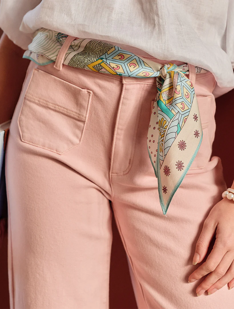 Farrah Rose Denim Jeans Pink by Zjoosh