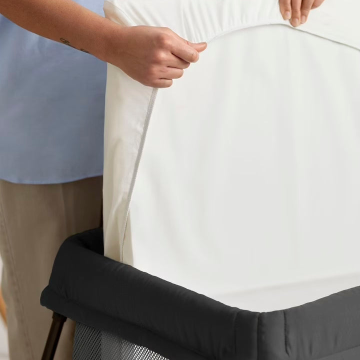 Organic cotton travel cot sheet