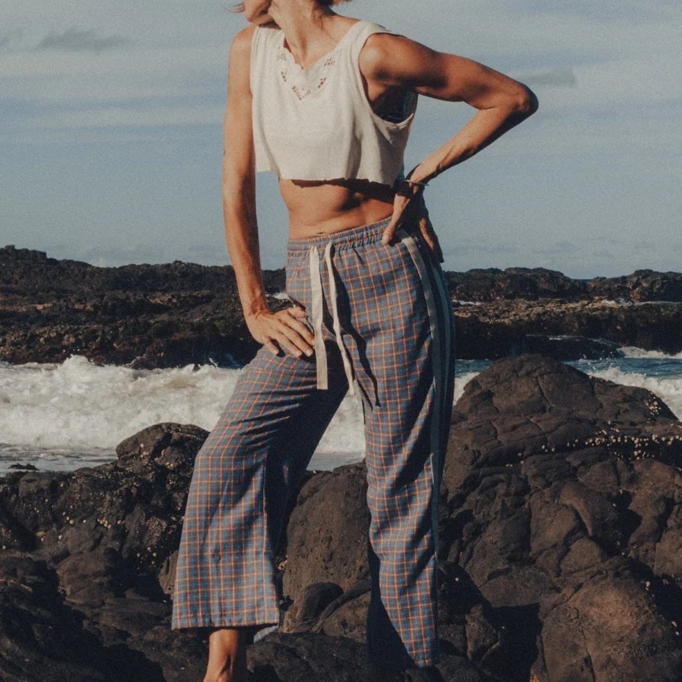 Flannel flare pant Atmosea