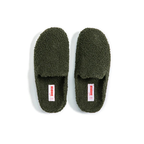 Freedom moses kush slippers in colour olive