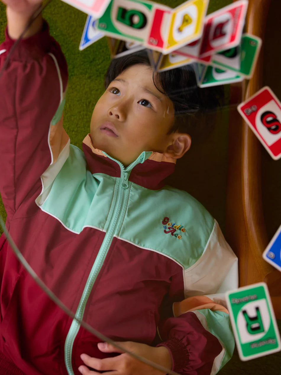 Fun run retro spray jacket goldie and ace