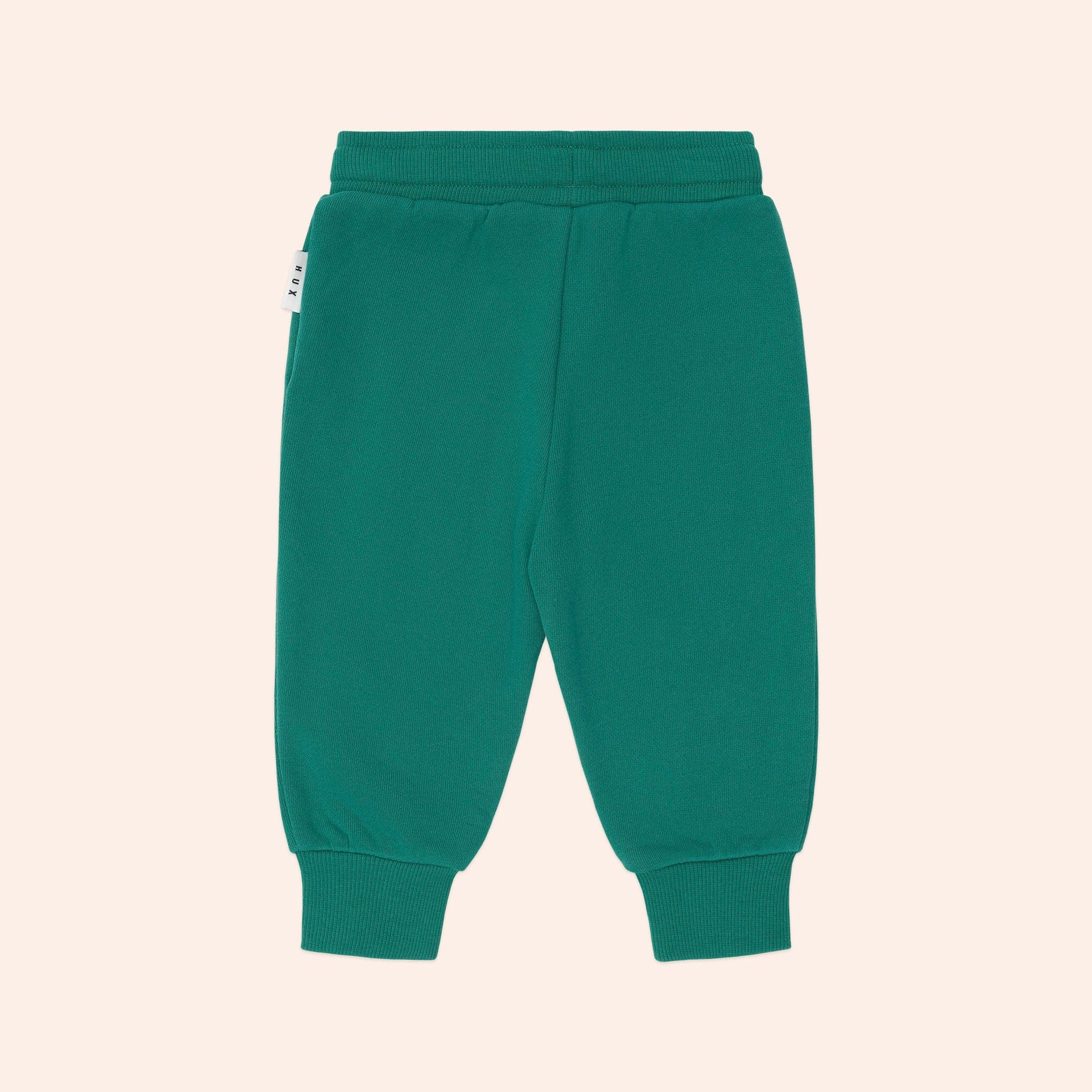 Back view of the Furry Huxbear Emerald Trackpant | Huxbaby