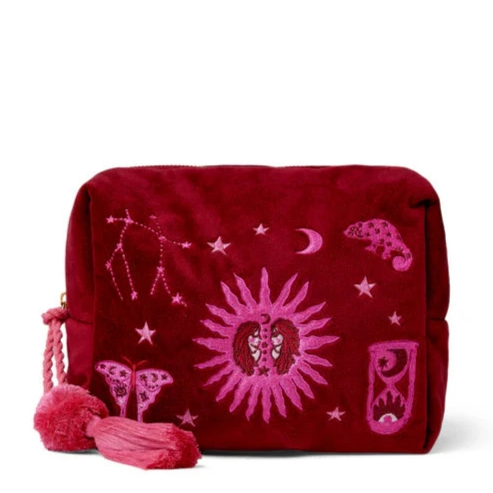 Gemini astrology cosmetic bag