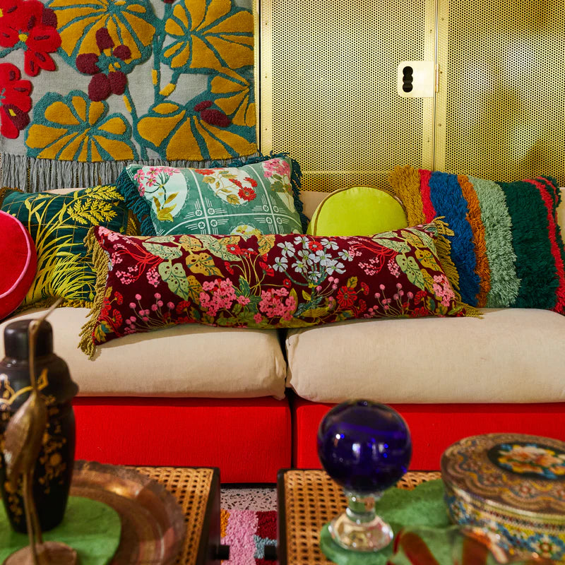 Genevieve Velvet Cushion by Sage & Clare