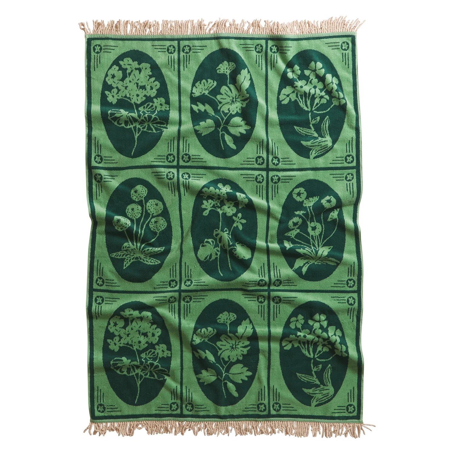 Gigi Bath Sheet Emerald by Sage & Clare