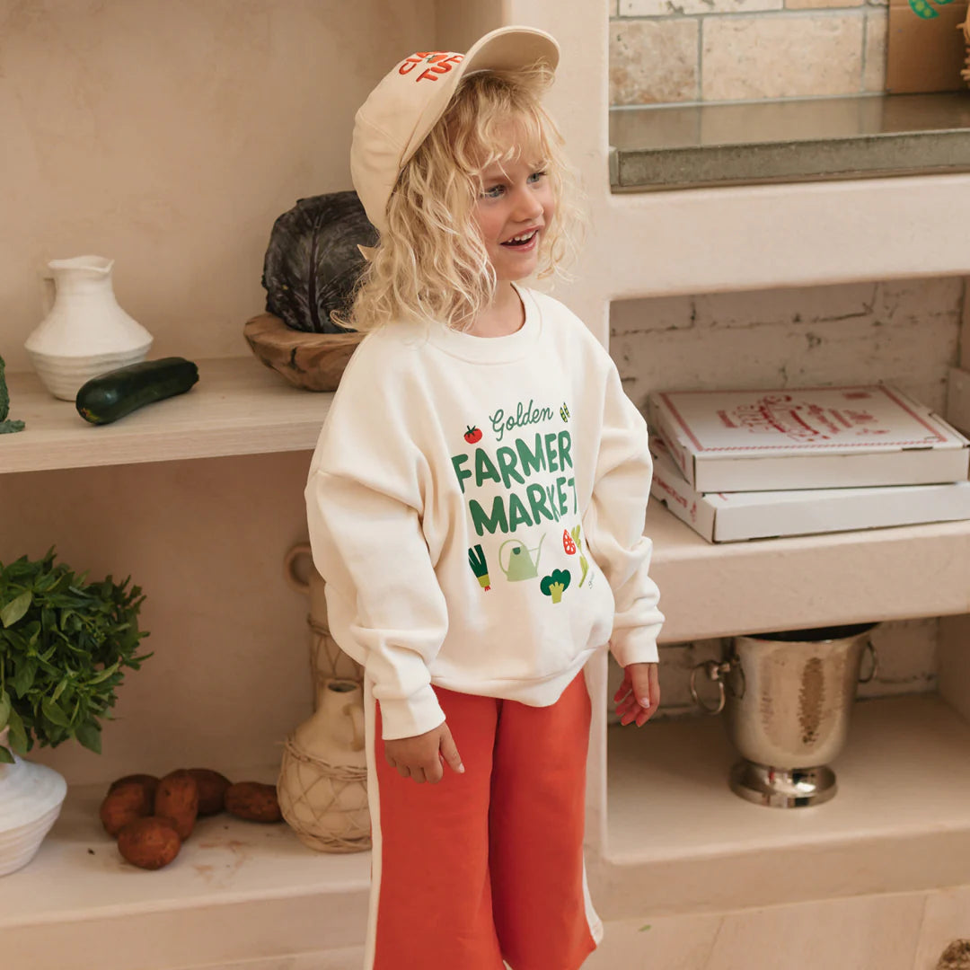 Cream farmers market jumper