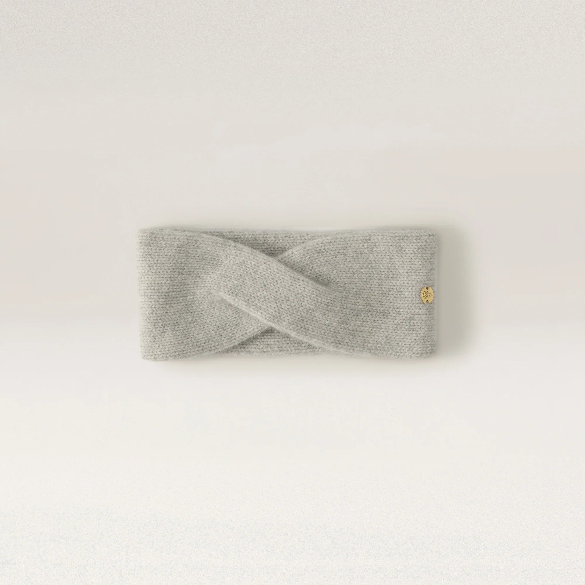 Hallie Cashmere Headband - light grey by Helen Kaminski