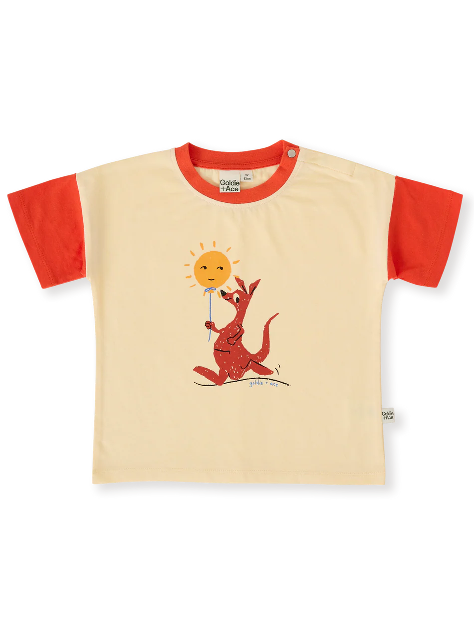 kids kangaroo t-shirt