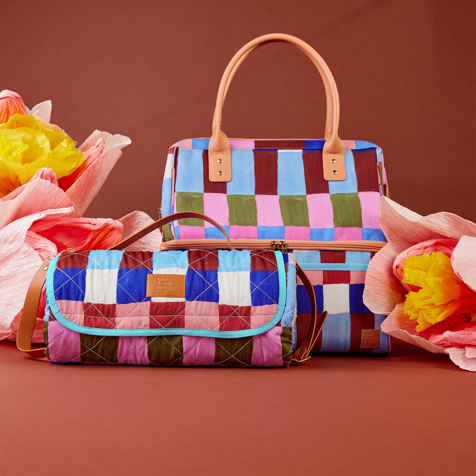 Hopscotch cooler bag by The Somewhere Co