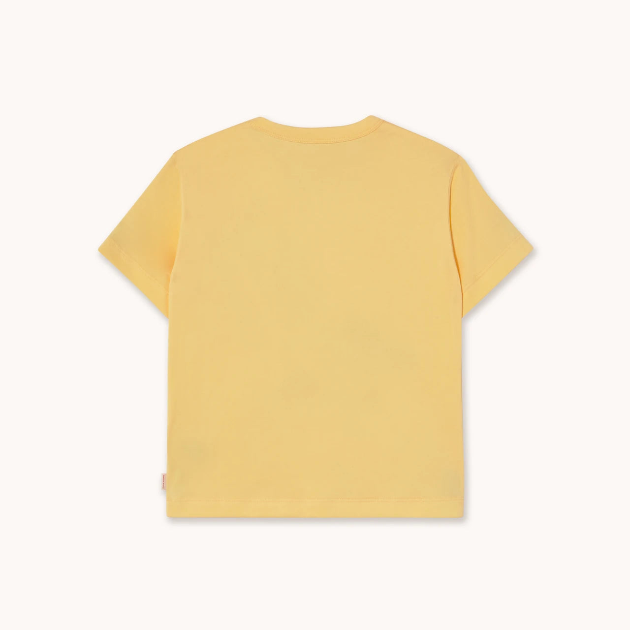 back of Horse graphic tee by Tiny Cottons - yellow tshirt with horse graphic and outlander text