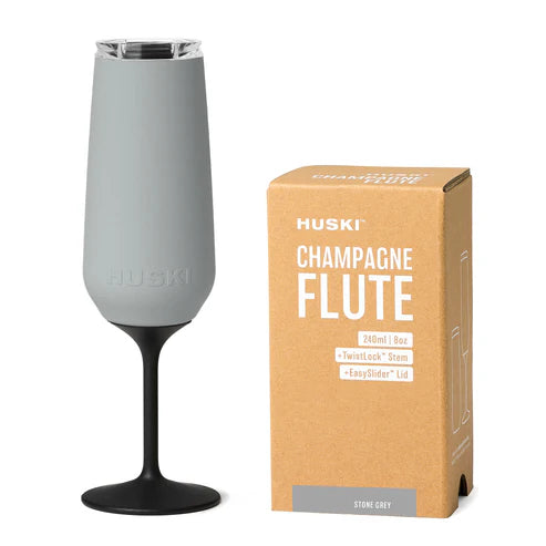 Huski Champagne Flute Stone Grey colour