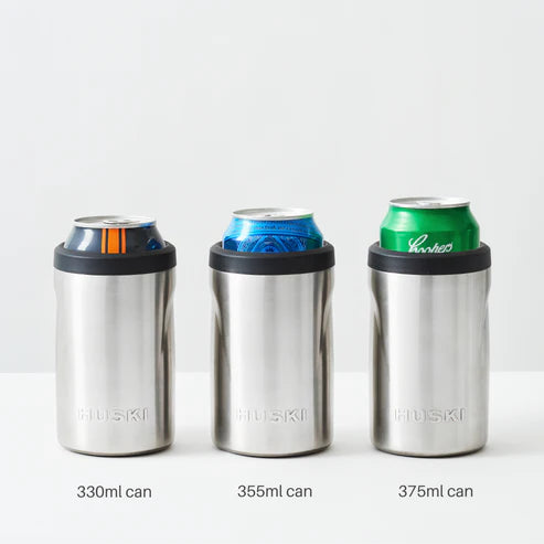 Huski Beer Cooler with different sized cans