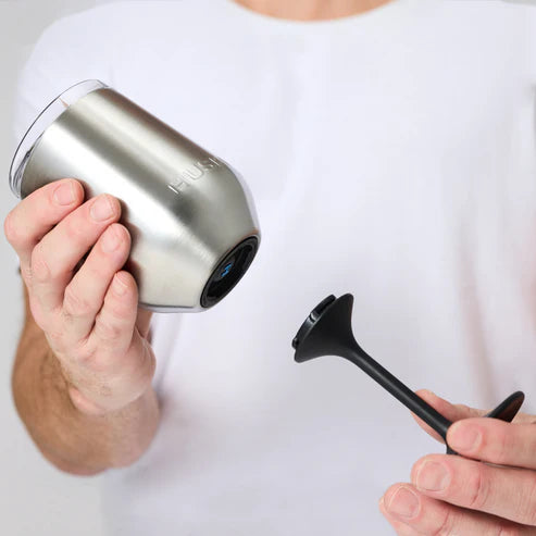 Huski wine tumbler with removable stem