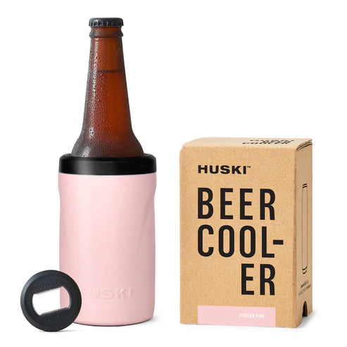 Huski Beer Cooler in Powder Pink