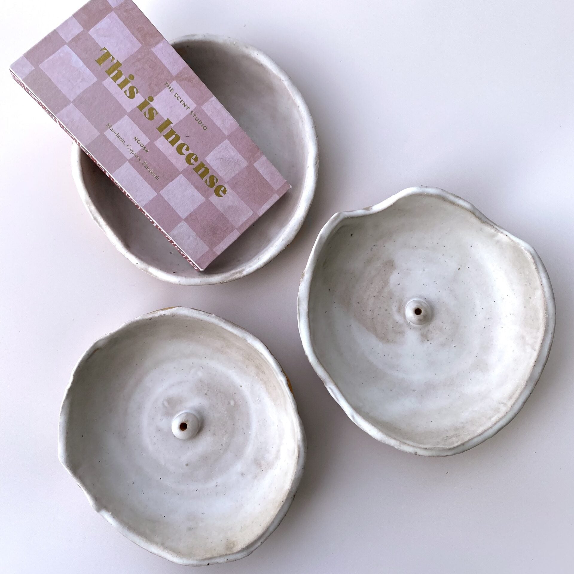 Incense Holder - Organic Round by