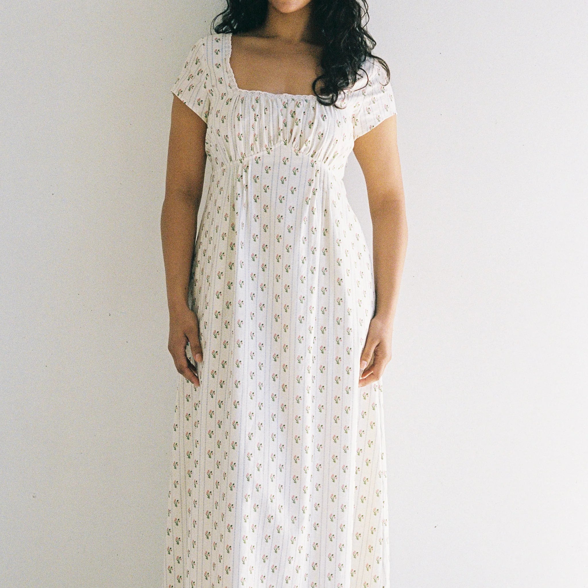 Irina Maxi Dress Poppy Stripe by Juni