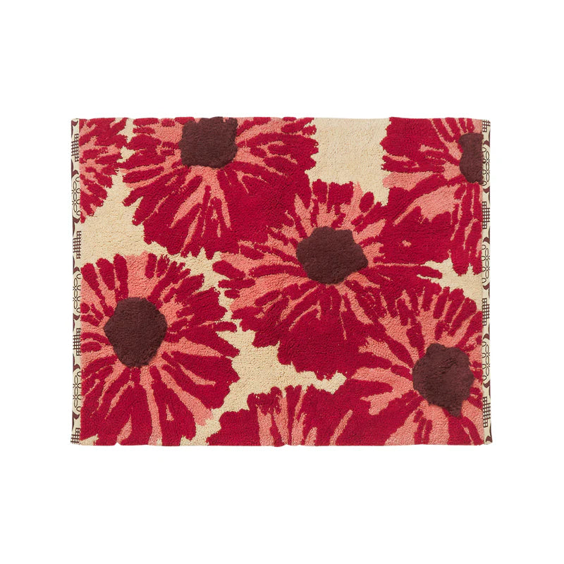Isabella Bath Mat - Crimson by Sage & Clare